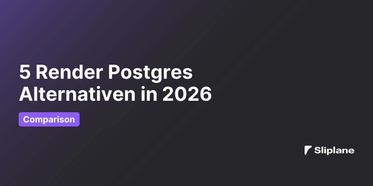 5 Render Postgres Alternativen in 2026